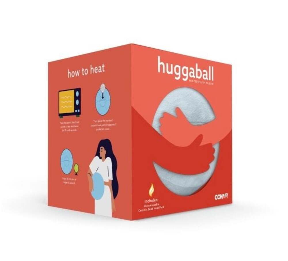 Conair Huggaball Heated Plush Pillow